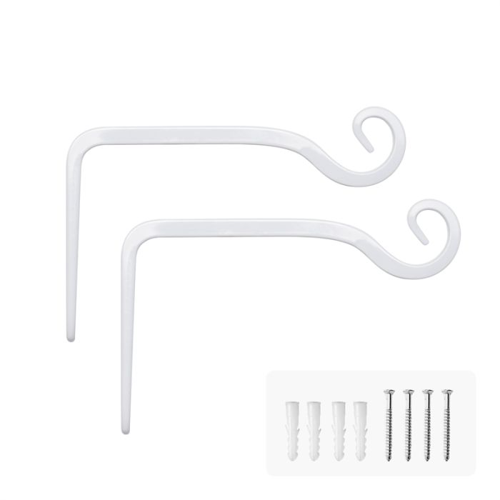 White Kingsyard Sturdy Metal Bird Feeder Hanger 2 White Kingsyard Sturdy Metal Bird Feeder Hanger 2