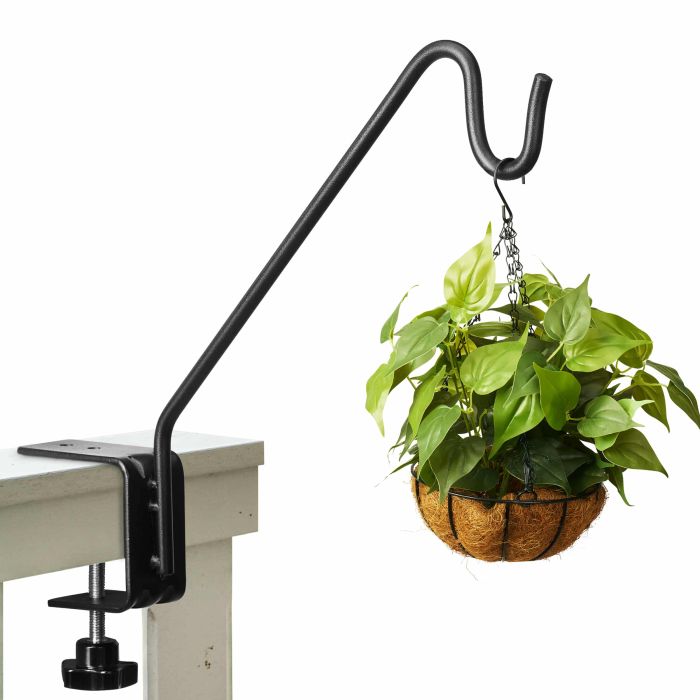 Kingsyard 10-Inch Heavy Duty Metal Deck Hook for Bird Feeders 2 Kingsyard 10-Inch Heavy Duty Metal Deck Hook for Bird Feeders 2