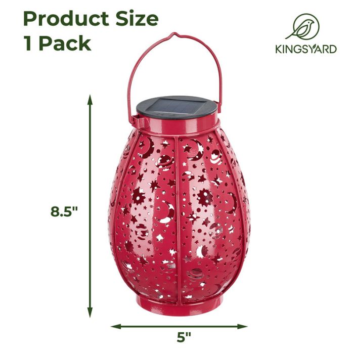 Red Kingsyard Starry Sky Solar Latern 3 Red Kingsyard Starry Sky Solar Latern 3