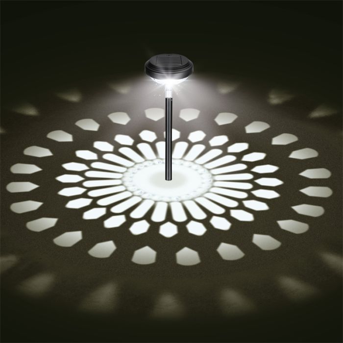 Black-Warm Light Kingsyard Solar Path Lights 1