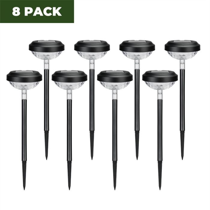 Black-Warm Light Kingsyard Solar Path Lights 2