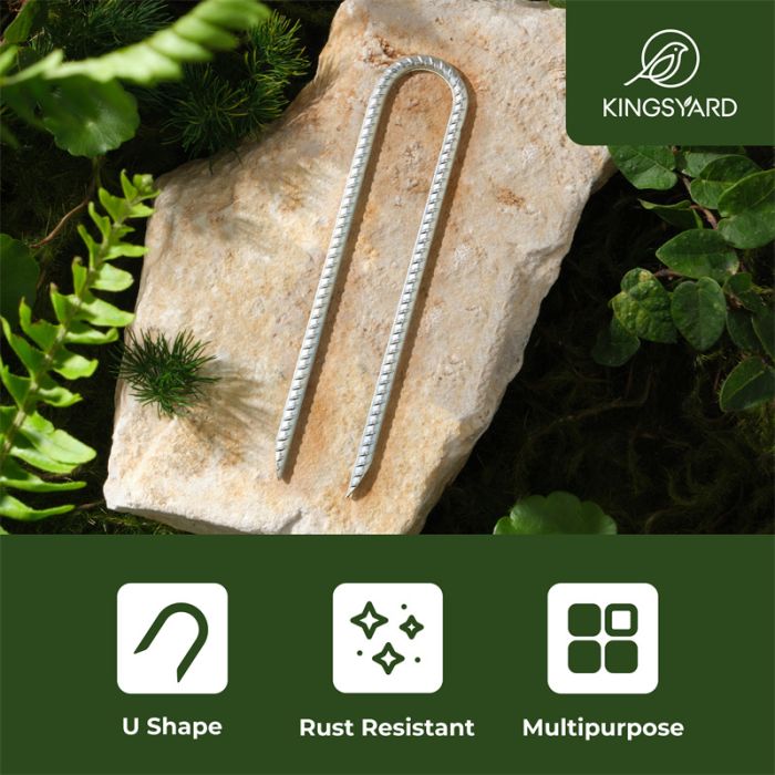 Kingsyard U Shape Rebar Stakes 6