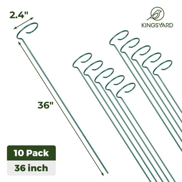 Green Kingsyard Durable Plant Support Stakes 3 Green Kingsyard Durable Plant Support Stakes 3