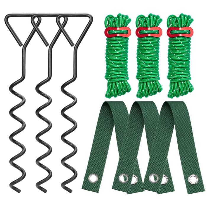 Kingsyard 3 Pcs 16 Inch Heavy Duty Spiral Tree Stake Kit 2 Kingsyard 3 Pcs 16 Inch Heavy Duty Spiral Tree Stake Kit 2