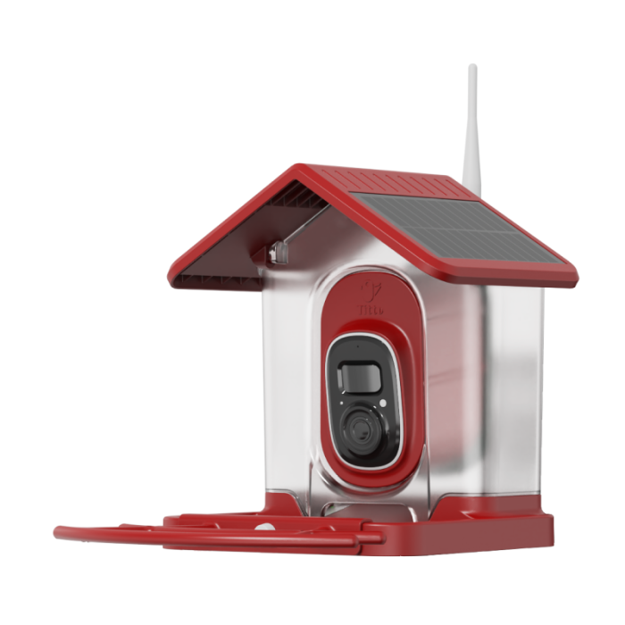 Red Titto Smart Bird Feeder Pro 9