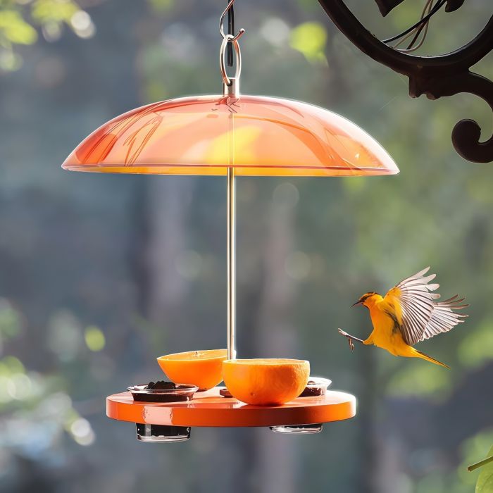 Kingsyard Oriole Bird Feeders with Protective Dome 1 Kingsyard Oriole Bird Feeders with Protective Dome 1