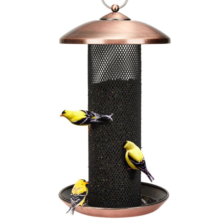 Kingsyard Metal Mesh Finch Feeder for Thistle & Nyjer Seed 2 Kingsyard Metal Mesh Finch Feeder for Thistle & Nyjer Seed 2