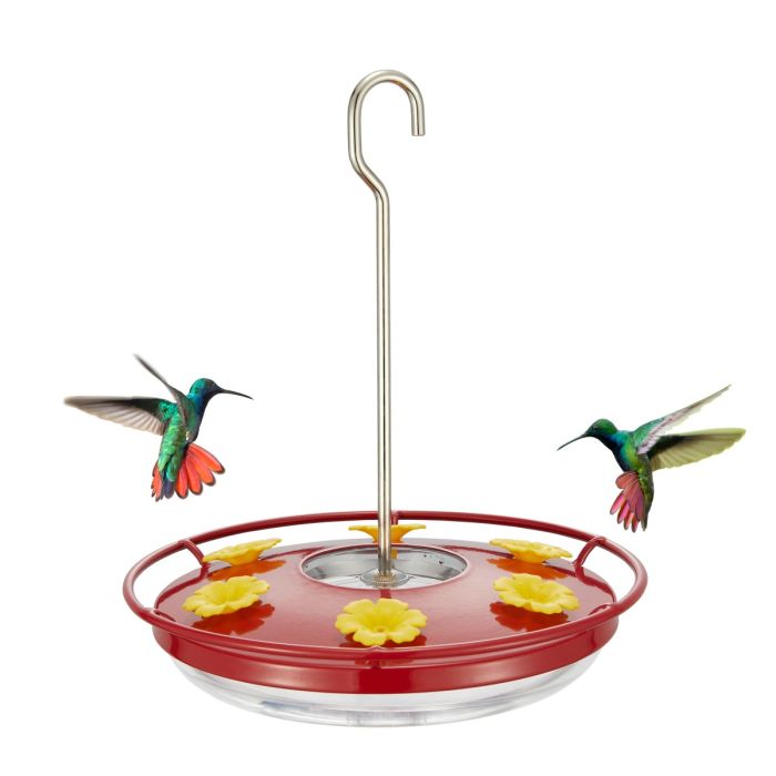 Kingsyard 12oz Tray Hummingbird Feeder With Ant Moat 2
