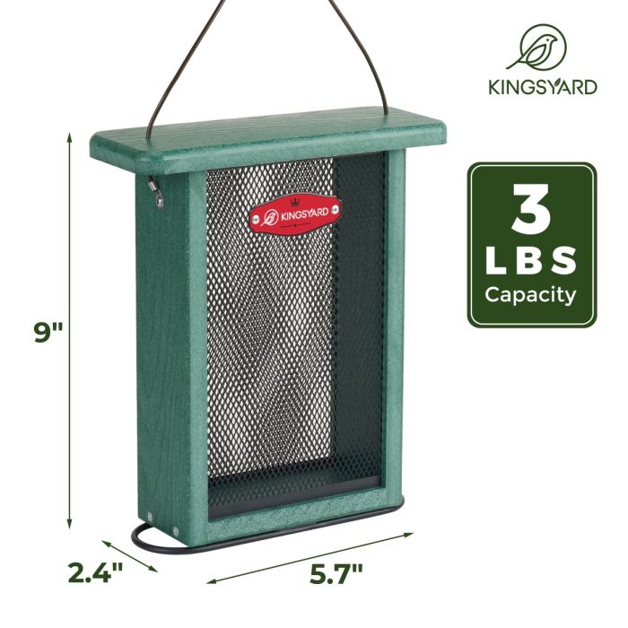 Kingsyard Metal Mesh Nyjer/Thistle Bird Feeder 3 Kingsyard Metal Mesh Nyjer/Thistle Bird Feeder 3