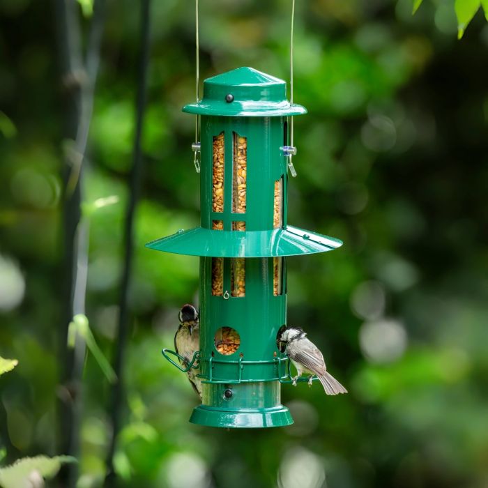 Dark Green Kingsyard Squirrel Proof Pro Bird Feeder 1