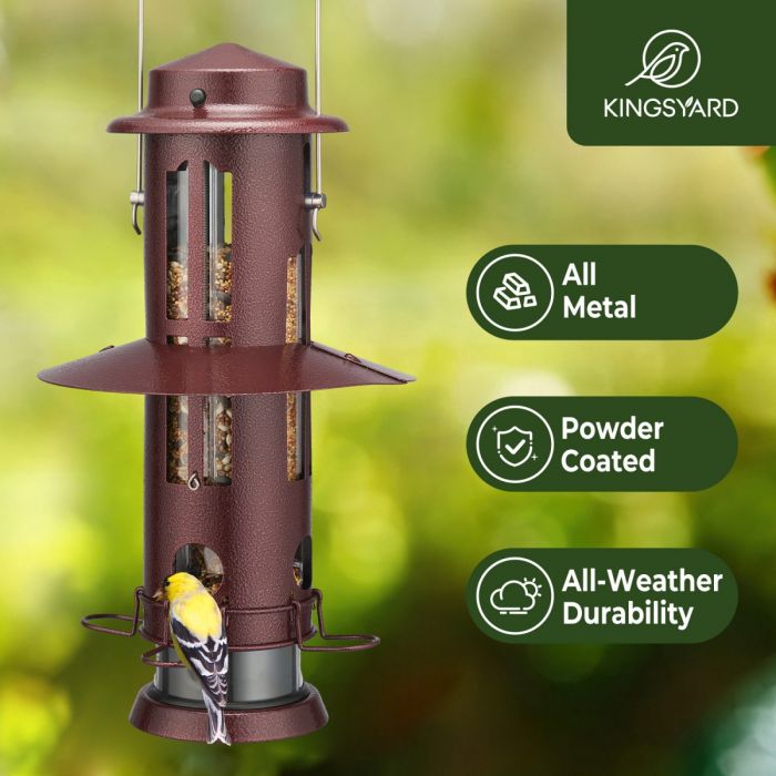 Bronze Kingsyard Squirrel Proof Pro Bird Feeder 7 Bronze Kingsyard Squirrel Proof Pro Bird Feeder 7