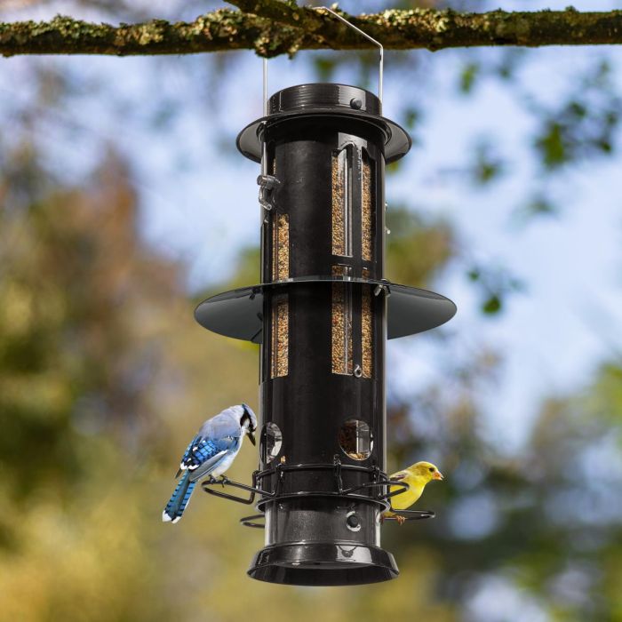 Black Kingsyard Squirrel Proof Pro Bird Feeder 1 Black Kingsyard Squirrel Proof Pro Bird Feeder 1