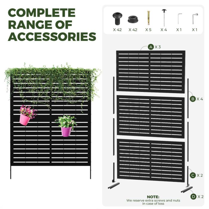 Kingsyard Decorative Metal Privacy Screen 5
