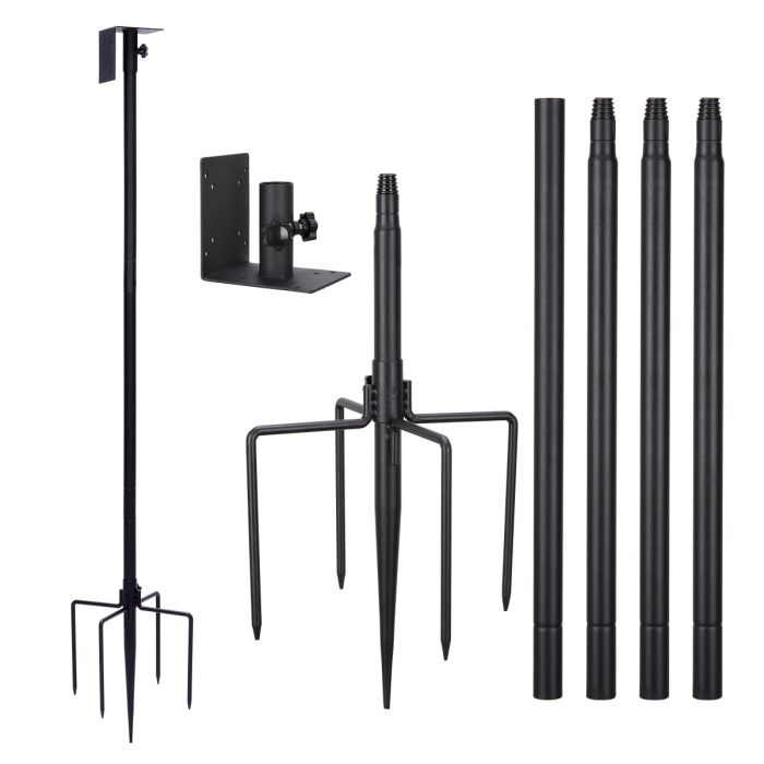 Kingsyard 80-Inch Smart Bird Feeder Mounting Pole 2 Kingsyard 80-Inch Smart Bird Feeder Mounting Pole 2