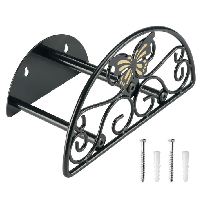 Kingsyard Wall Mount Garden Hose Holder Holds 100Ft Hoses 2