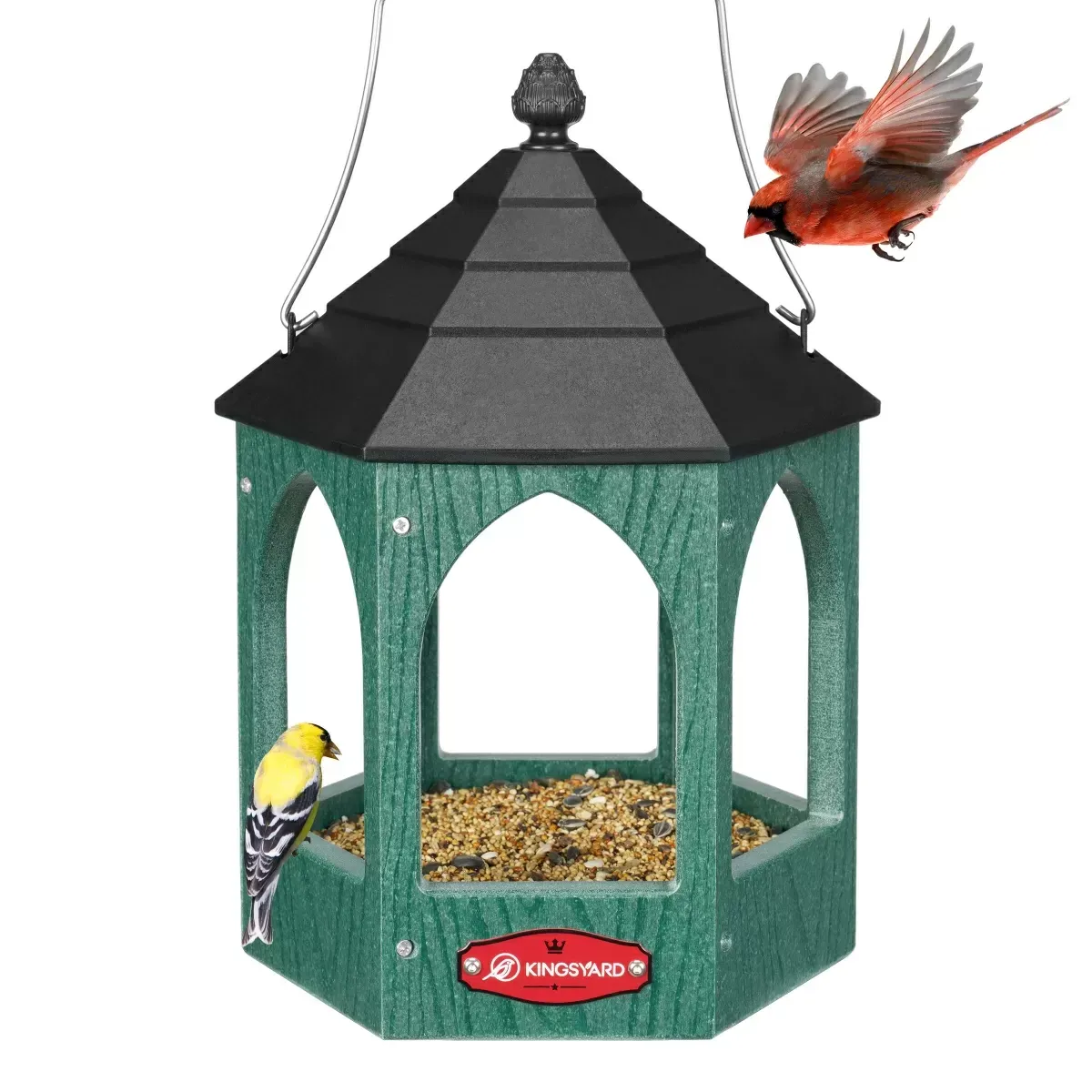 Kingsyard Recycled Plastic Bird Feeder