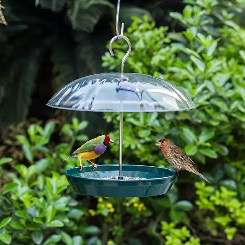 Kingsyard Adjustable Platform Bird Feeder with Squirrel Proof Design 6