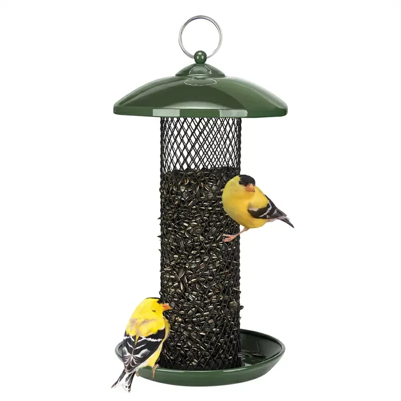 Green Kingsyard Heavy Duty Metal Mesh Bird Feeder 2