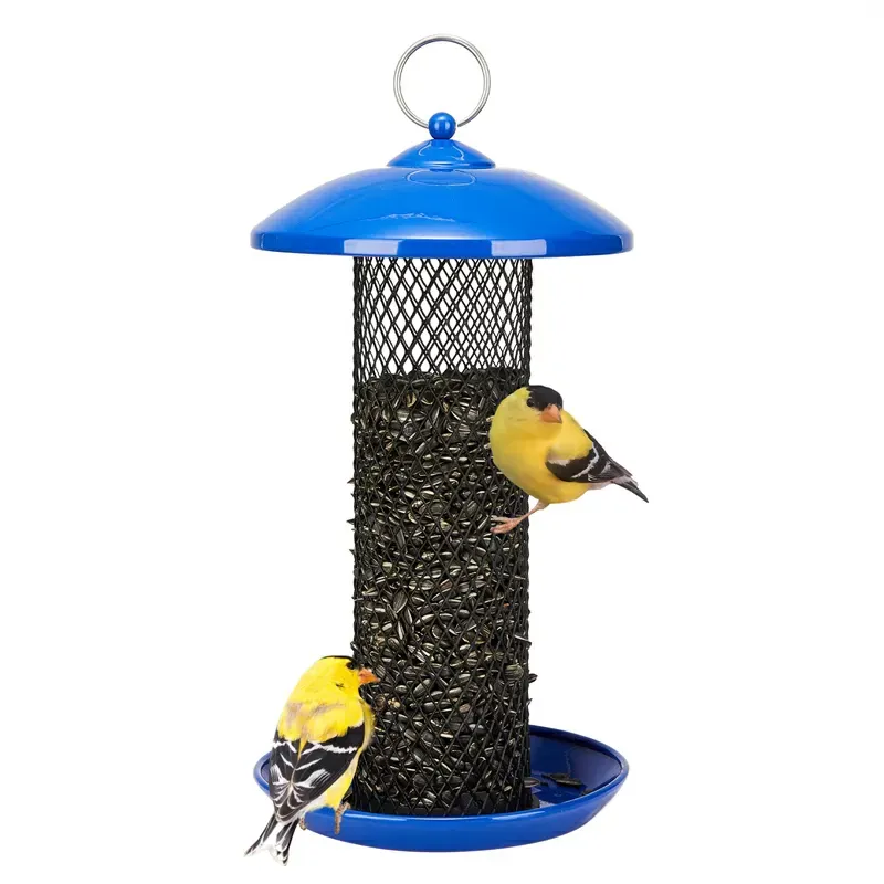 Blue Kingsyard Heavy Duty Metal Mesh Bird Feeder 2