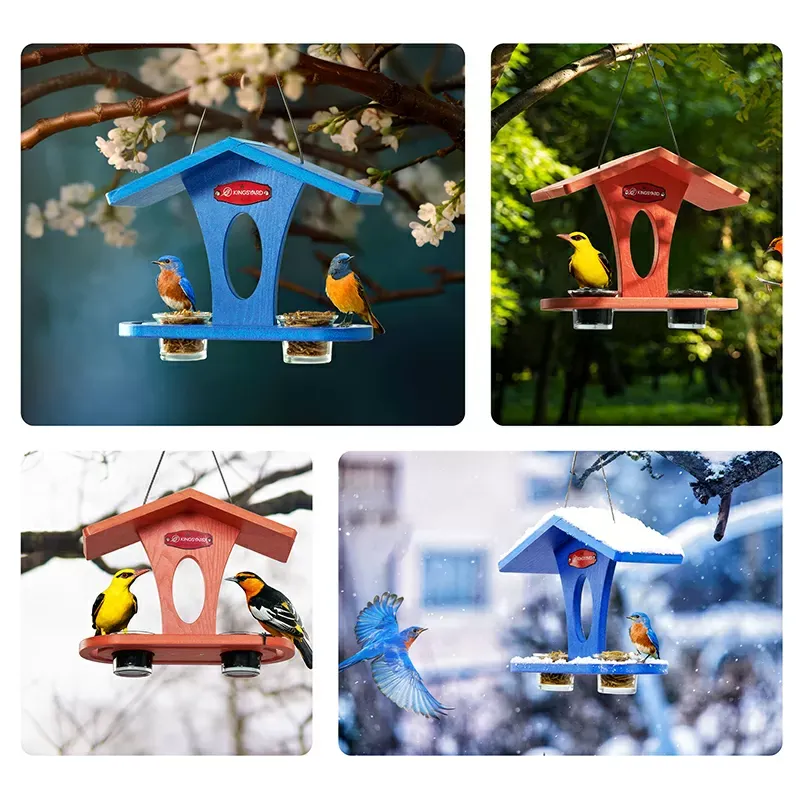 Kingsyard Recycled Plastic Bird Feeder 5 Kingsyard Recycled Plastic Bird Feeder 5