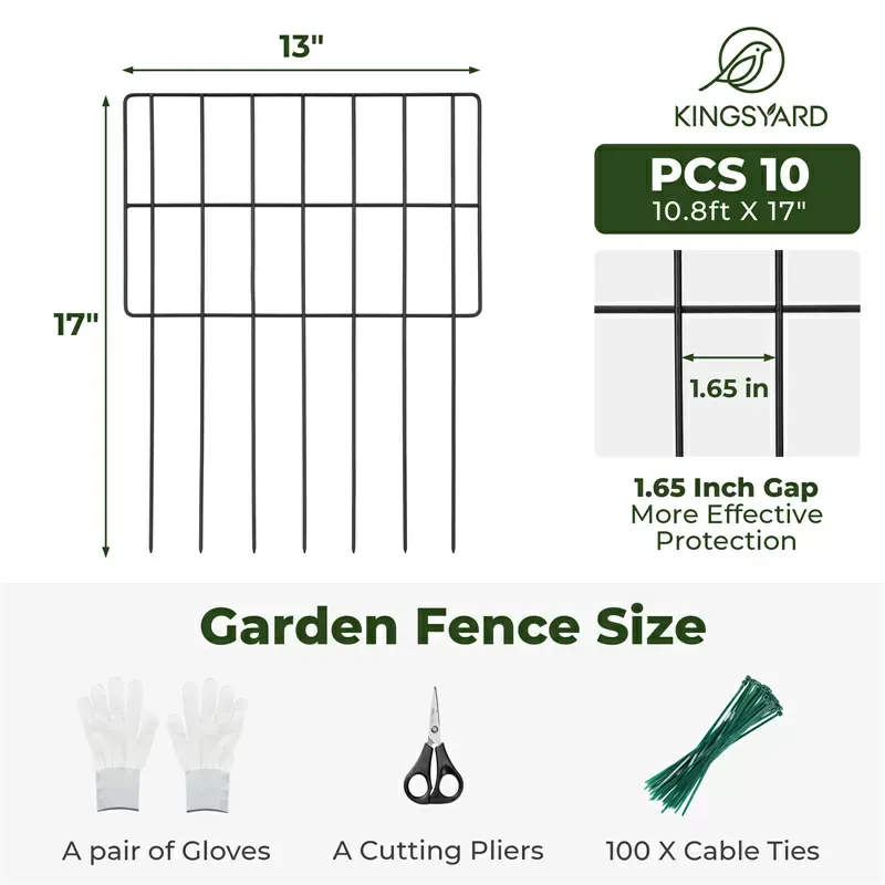 Kingsyard Animal Barrier Fences for Gardens 3