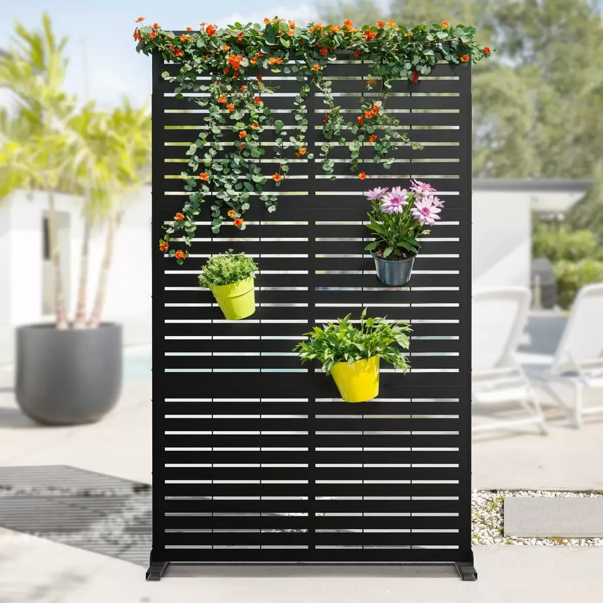 Slat Panel Kingsyard Decorative Metal Privacy Screen 3