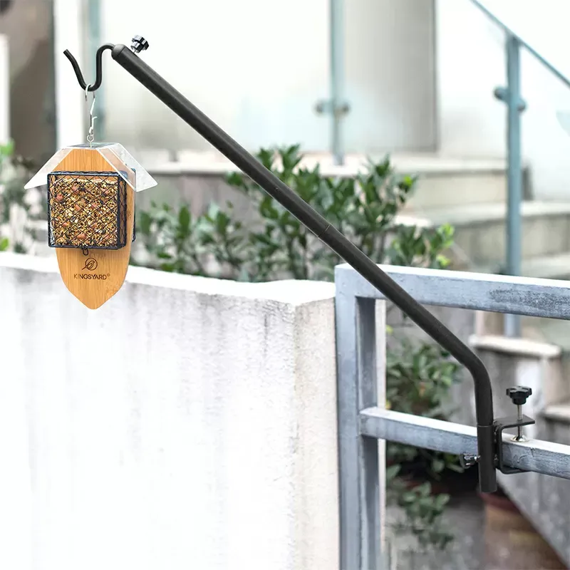 Kingsyard Adjustable(27"-39") Metal Deck Railling Hooks 8