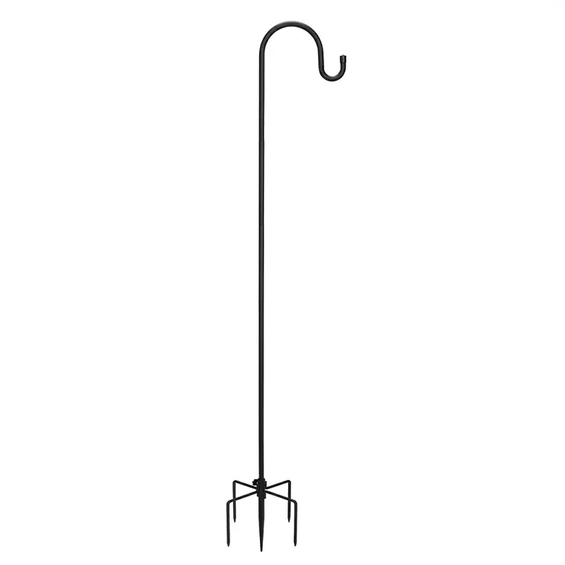 Kingsyard Full Size Bird Feeder Pole with Shepherd Hooks 2