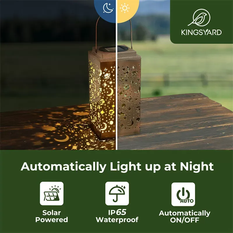 Kingsyard Square Hanging Sloar Latern 4 Kingsyard Square Hanging Sloar Latern 4