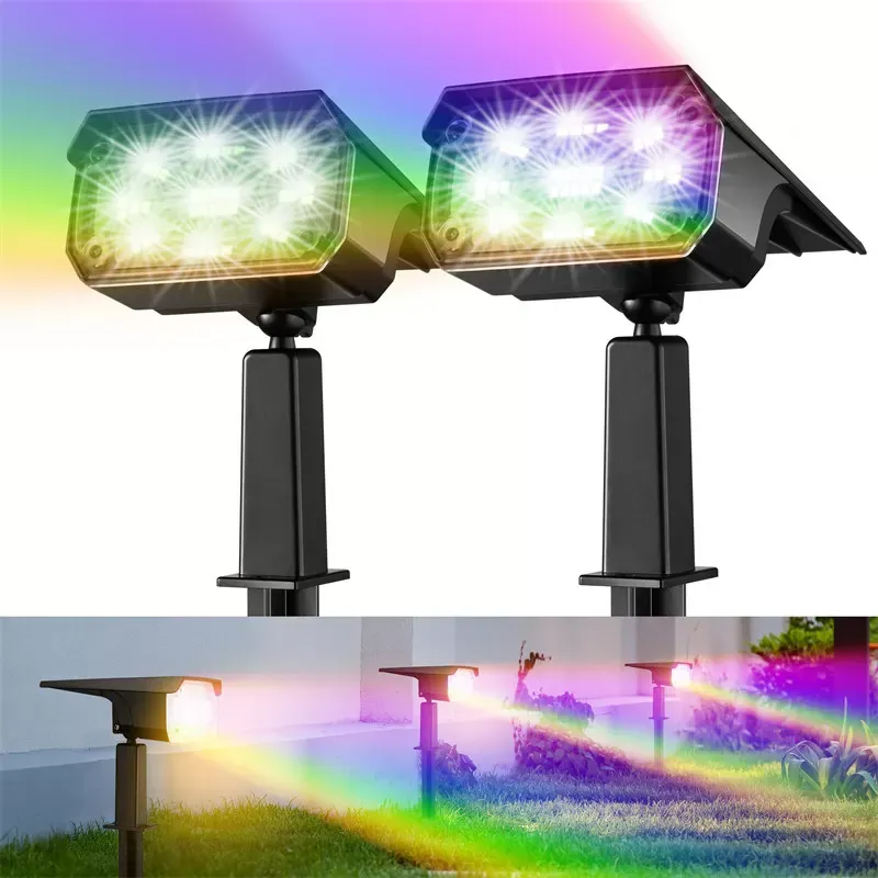 Kingsyard Outdoor Solar Spotlights 2
