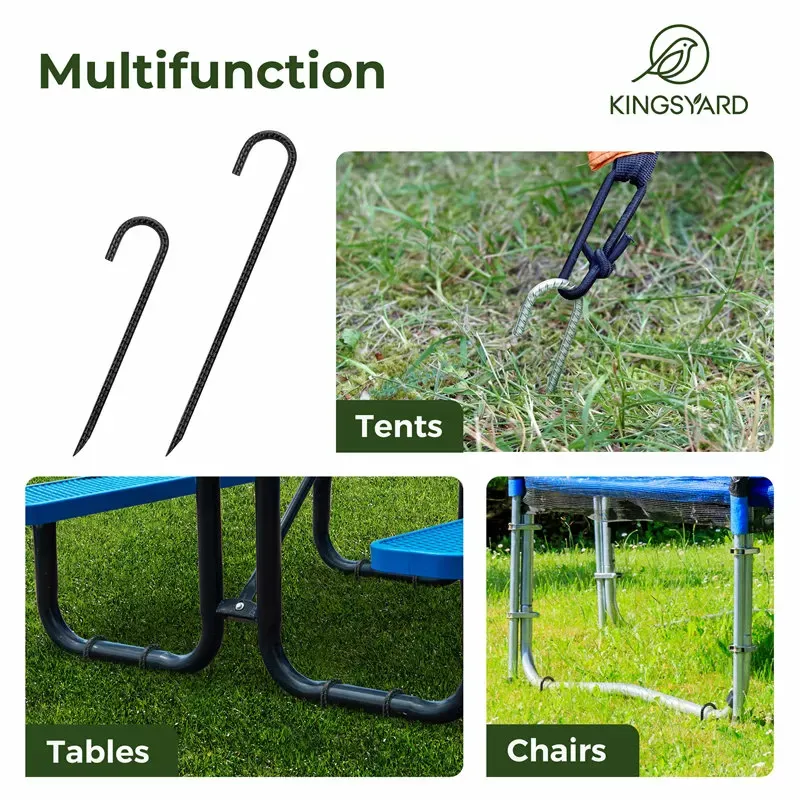 Kingsyard J Shape Rebar Stakes 5