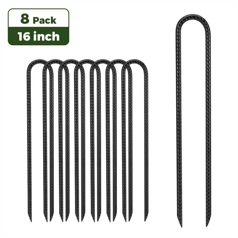Black Kingsyard U Shape Rebar Stakes 2
