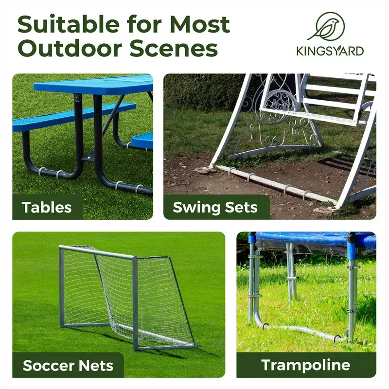 Black Kingsyard U Shape Rebar Stakes 7