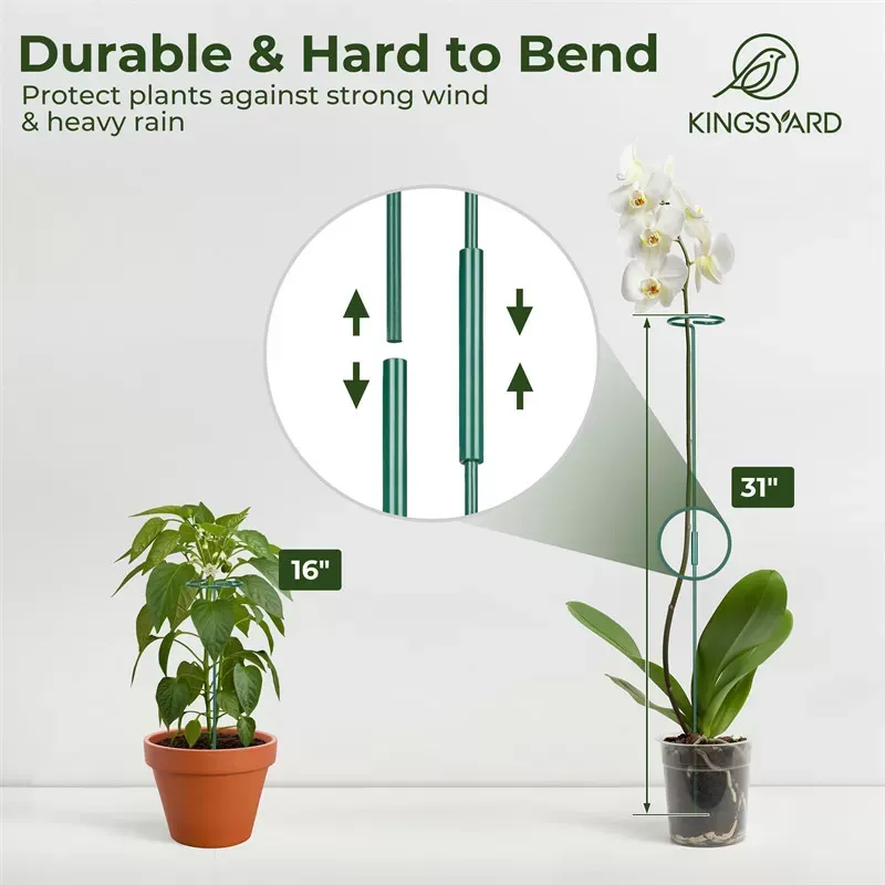 Kingsyard Metal Plant Support Stakes 4 Kingsyard Metal Plant Support Stakes 4