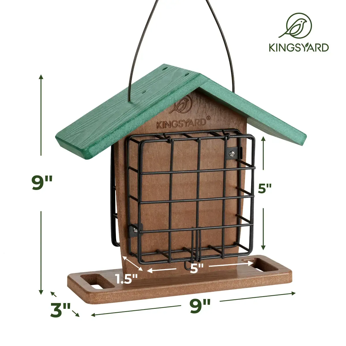 Kingsyard Recycled Plastic Double Suet Bird Feeders 3