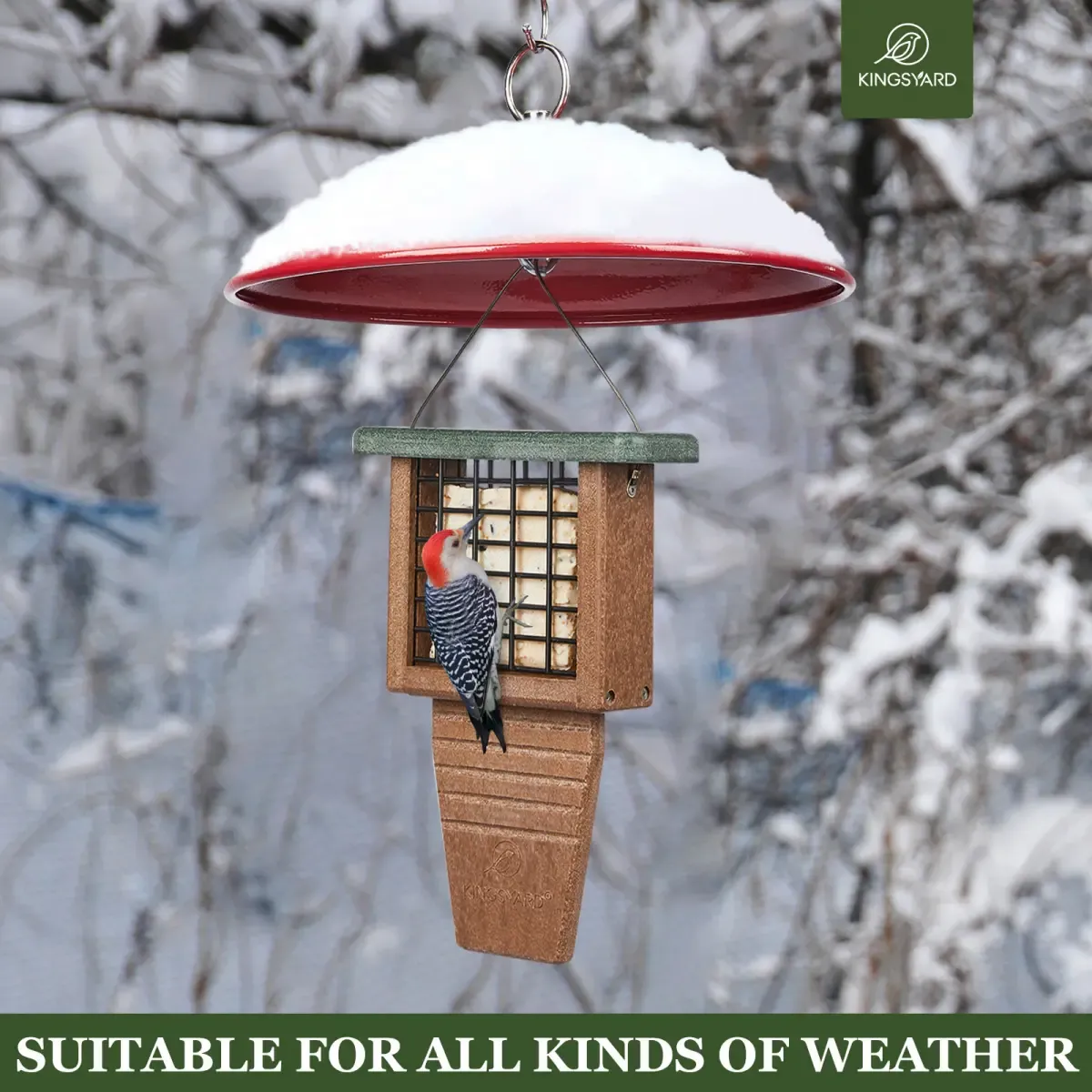 Red Kingsyard Metal Weather Protective Dome 4