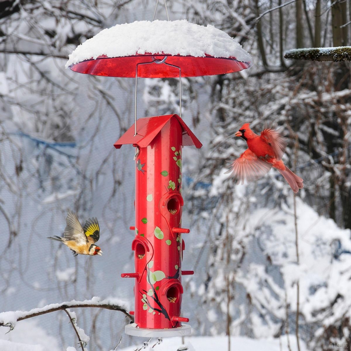 Kingsyard Squirrel & Weather Guard Dome for Hanging Bird Feeders