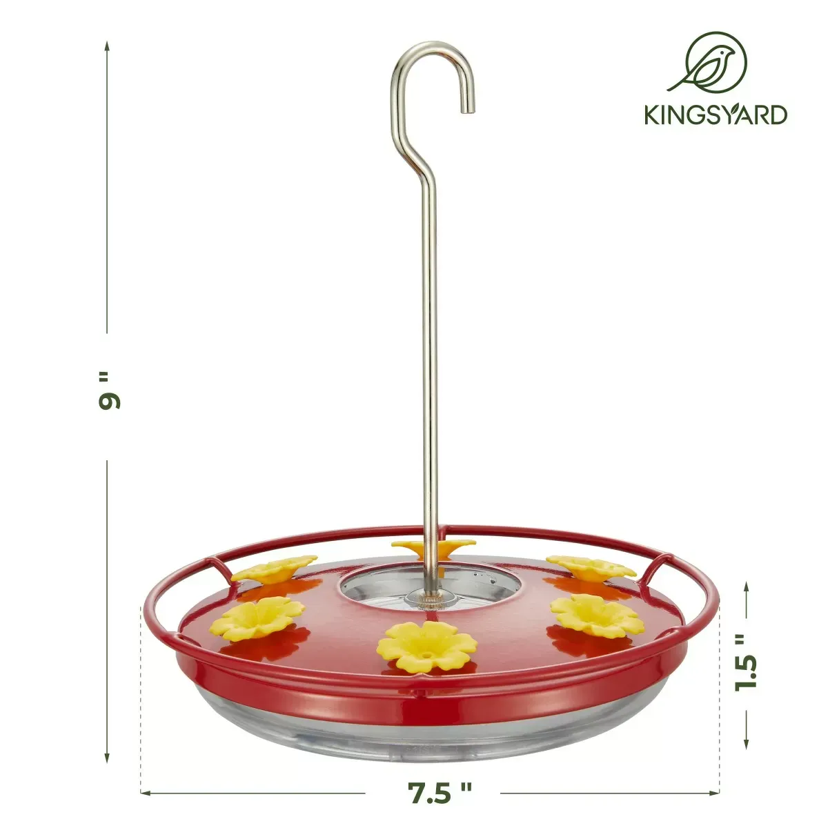 Kingsyard 12oz Tray Hummingbird Feeder With Ant Moat 3 Kingsyard 12oz Tray Hummingbird Feeder With Ant Moat 3
