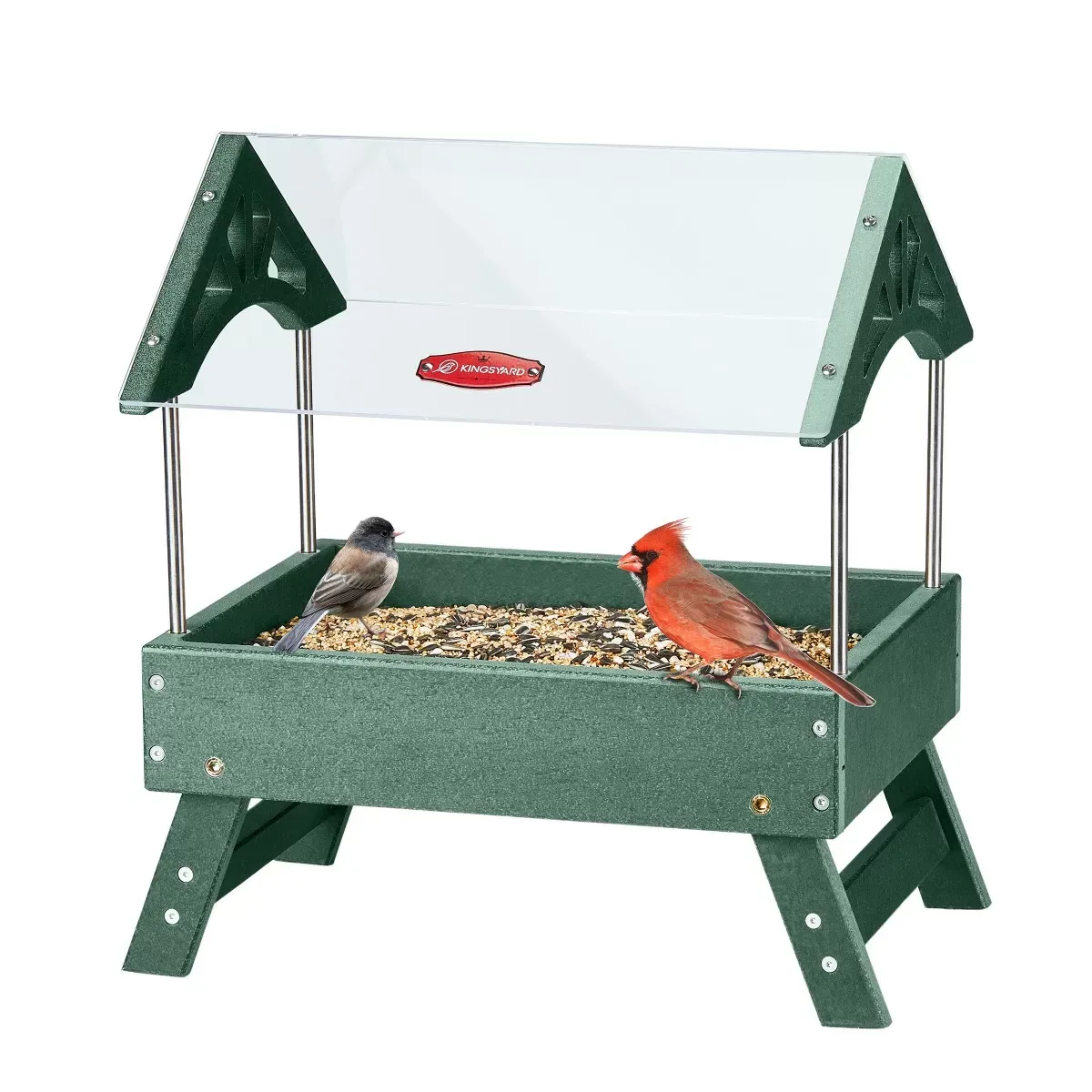 Kingsyard Recycled Plastic Platform Feeder 2