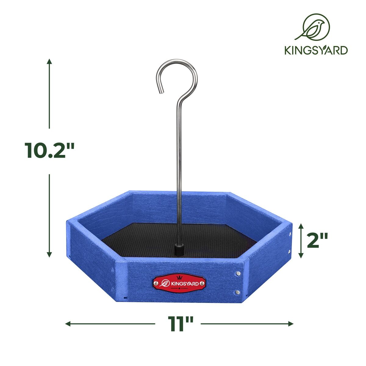 Kingsyard Recycled Plastic Platform Bird Feeder 3 Kingsyard Recycled Plastic Platform Bird Feeder 3