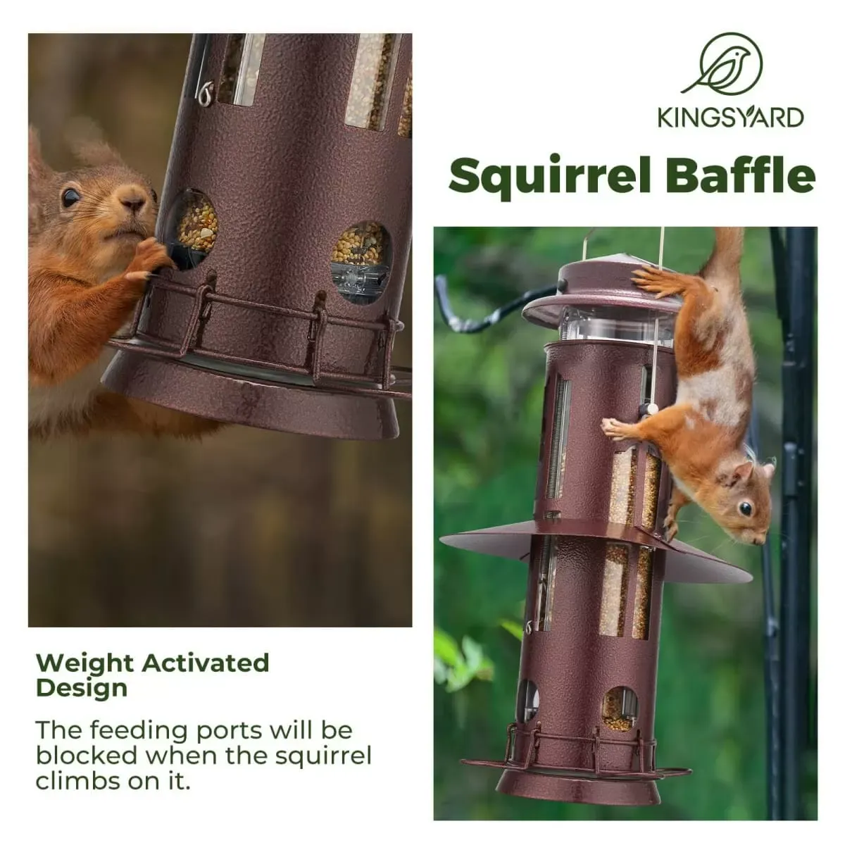 Bronze Kingsyard Squirrel Proof Pro Bird Feeder 5