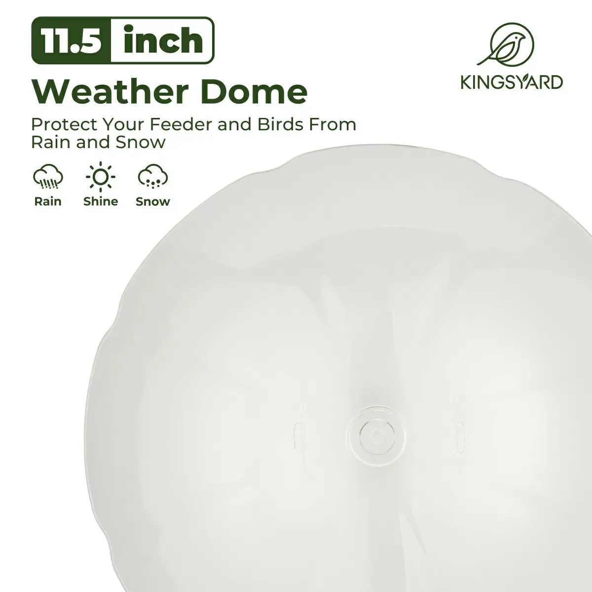 Kingsyard Weatherproof Metal Tube Feeder with Dome 6 Kingsyard Weatherproof Metal Tube Feeder with Dome 6