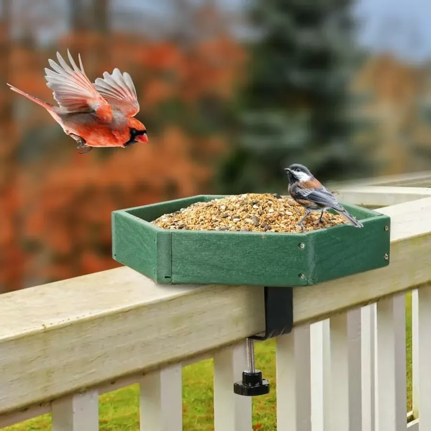 Kingsyard Platform Bird Feeder with Freestanding Tray