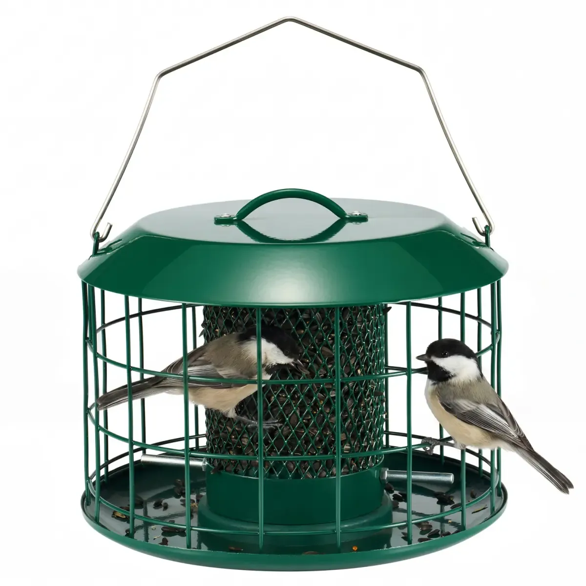Kingsyard Weatherproof Caged Squirrel Proof Bird Feeders 2 Kingsyard Weatherproof Caged Squirrel Proof Bird Feeders 2