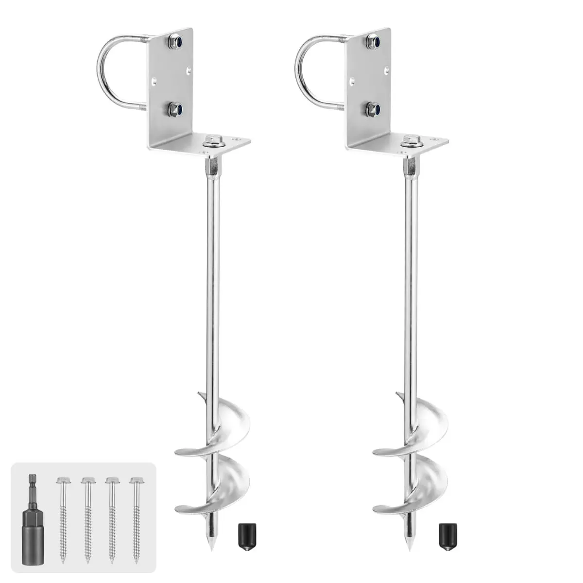 Kingsyard 20" Multi-Purpose Ground Anchors Screw 2 or 4 Pack 2