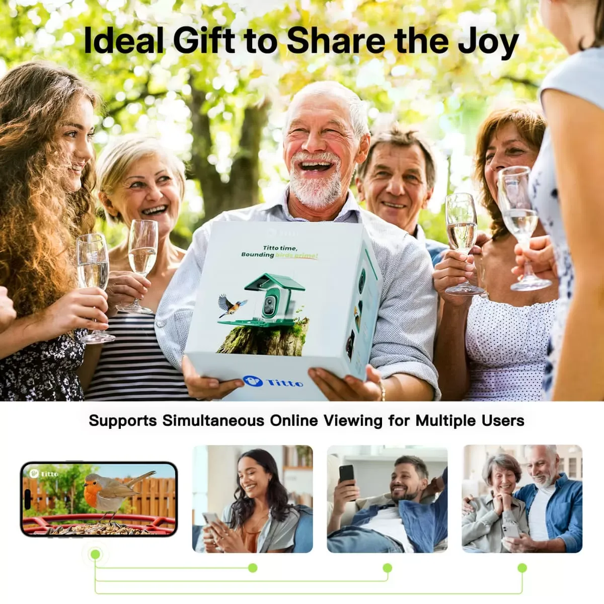 Red Titto Smart Bird Feeder Pro 7 Red Titto Smart Bird Feeder Pro 7