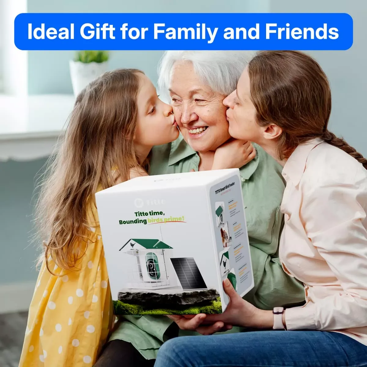 Green Titto Squirrel Proof Bird Feeder with Camera 7